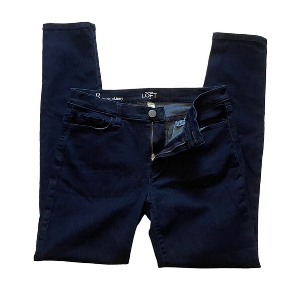 Ann Taylor LOFT Navy Super Skinny Jeans, size 8 - Picture 6 of 8